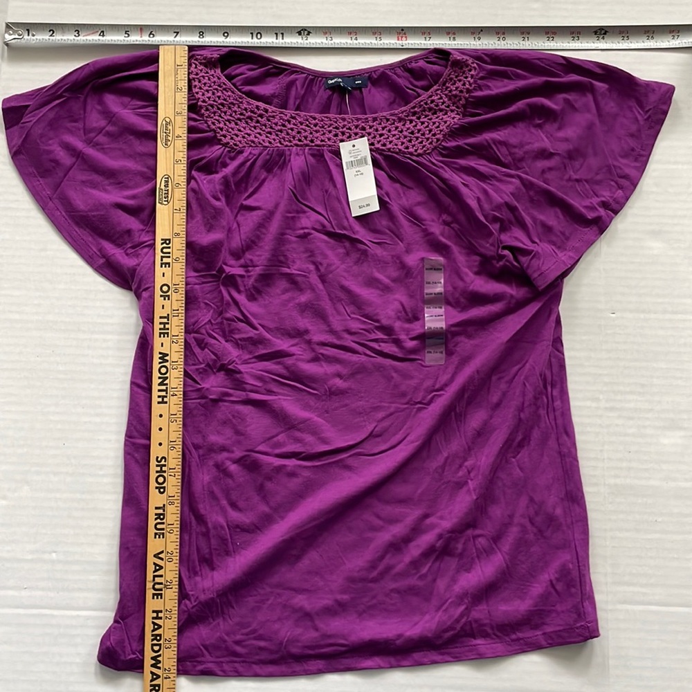 NWT GapKids Top XXL (14-16) Purple
